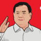 Prabowo Subianto sebagai bakal calon presiden 2024. (Dok. Halloup.com/Annisa Destriani)
