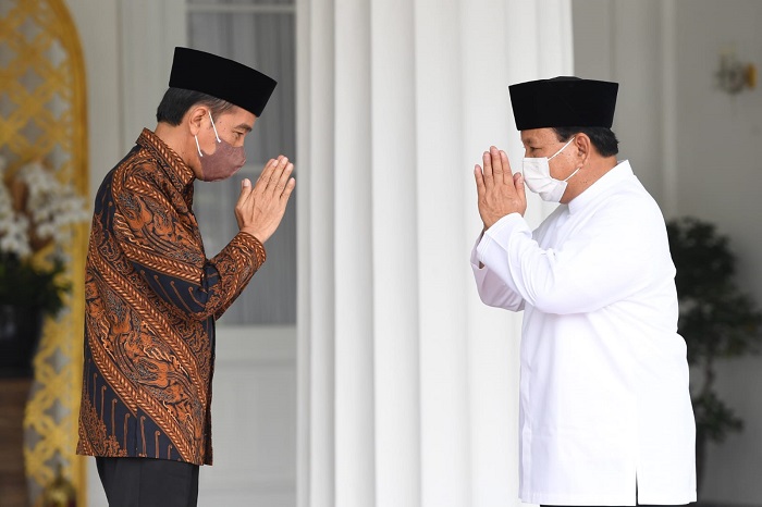 Pertemuan Menteri Pertahanan Prabowo Subianto dengan Presiden Joko Widodo. (Dok. Setkab.go.id) 
