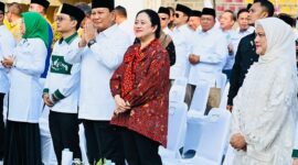 Ketua Umum Partai Gerindra Prabowo Subianto Hadiri Harlah ke - 25 PKB. (Dok. Tim Media Prabowo Subianto) 

