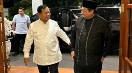 Ketua Umum Partai Gerindra Prabowo Subianto bersama Ketua Umum Partai Golkar Airlangga Hartarto. (Instagram.com/@airlanggahartarto_official)