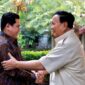 Menhan RI Prabowo Subianto menerima kunjungan Menteri BUMN sekaligus Ketua Umum PSSI Erick Thohir. (Dok. Tim Media Prabowo)