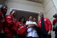 Ketua Umum Partai Gerindra Prabowo Subianto mengunjungi Partai Solidaritas Indonesia (PSI). (Dok. Tim Media Prabowo)

