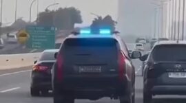 Pengendara Mobil Mitsubishi Pajero Berpelat Dinas Polri Ugal-ugalan. (Instagram.com/@lensa_berita_jakarta) 
