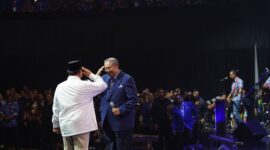 Partai Demokrat resmi mendukung Prabowo Subianto untuk Pemilihan Presiden 2024. (Dok. Tim Media Prabowo Subianto)