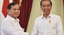 Presiden Jokowi dengan Menteri Pertahanan Prabowo Subianto. (Dok. Setkab.go.id)
