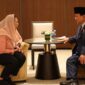 Ketua Umum DPP Partai Gerindra Prabowo Subianto Bersama Yenny Wahid.  (Facbook.com/@Yenny Wahid)
