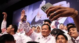 Calon Presiden Prabowo Subianto menghadiri deklarasi Penerus Negeri di Djakarta Theater XXI. (Instagram.com/@prabowo)