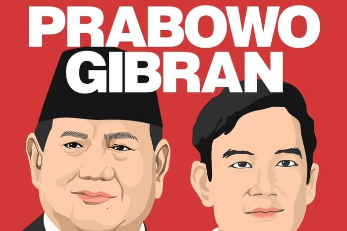 Pasangan Calon presiden Prabowo Subianto dan Cawapres Gibran Rakabuming Raka. (Dok. Benteng Prabowo)