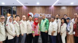 Silahturahmi strategis Direksi Perkumpulan Profesi Pasar Modal Indonesia (PROPAMI) dengan PT. Kliring Penjaminan Efek Indonesia (KPEI), Jakarta (18/1/24). (Doc.Ist)