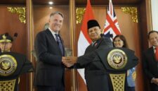 Menteri Pertahanan RI Prabowo Subianto menerima kunjungan Wakil Perdana Menteri yang sekaligus menjabat sebagai Menteri Pertahanan Australia, Richard Marles di kantor Kemhan RI,. (Dok. Tim Media Prabowo)

