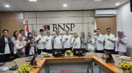 Kementerian PUPR & LPJK ke BNSP koordinasi sistem informasi sertifikasi tenaga kerja konstruksi dan SOP penerbitan sertifikat kompetensi tenaga kerja konstruksi, Jakarta (26/3/24). (Doc.BNSP)