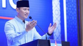 Presiden terpilih 2024-2029 Prabowo Subianto menghadiri acara silaturahmi dan buka puasa bersama Partai Demokrat di Hotel St Regis. (Facebook.com/@DPP Partai Demokrat)