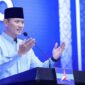 Presiden terpilih 2024-2029 Prabowo Subianto menghadiri acara silaturahmi dan buka puasa bersama Partai Demokrat di Hotel St Regis. (Facebook.com/@DPP Partai Demokrat)