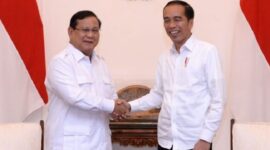 Calon Presiden No Urut 02, Prabowo Subianto bersama Presiden Jokowi. (Dok. Presidenri.go.id)

