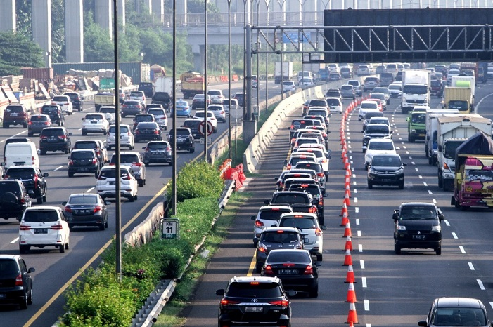 Peningkatan Penumpang Angkutan Umum pada Mudik Lebaran 2024. (Dok. tribratanews.polri.go.id)
