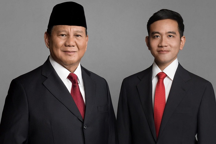 Pasangan Presiden, Prabowo Subianto bersama Wakil Presiden, Gibran Rakabuming Terpilih. (Facebook.com/@Prabowo Subianto)