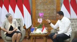 Duta Besar Australia untuk Indonesia, Penny Williams,  bertemu dengan Wakil Menteri Pertanian (Wamentan) RI Sudaryono. (Dok. Kementan)