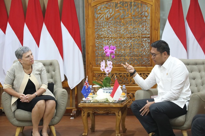 Duta Besar Australia untuk Indonesia, Penny Williams,  bertemu dengan Wakil Menteri Pertanian (Wamentan) RI Sudaryono. (Dok. Kementan)