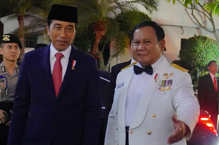 Presiden Terpilih, Prabowo Subianto bersama Presiden Jokowi. (Facebook.com @Prabowo Subianto)

