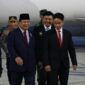 Presiden RI Prabowo Subianto tiba di Jakarta tepatnya di Bandara Halim Perdana Kusuma Jakarta pukul 05:30 WIB. (Dok. TIm Komunikasi Prabowo Subianto)