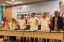 Agung Laksono mengaku dirinya tidak berambisi memimpin PMI, tetapi tentu tidak menolak saat ada pihak yang memintanya menjadi calon ketua umum (caketum) PMI Pusat. (Dok. Beritakota.com)