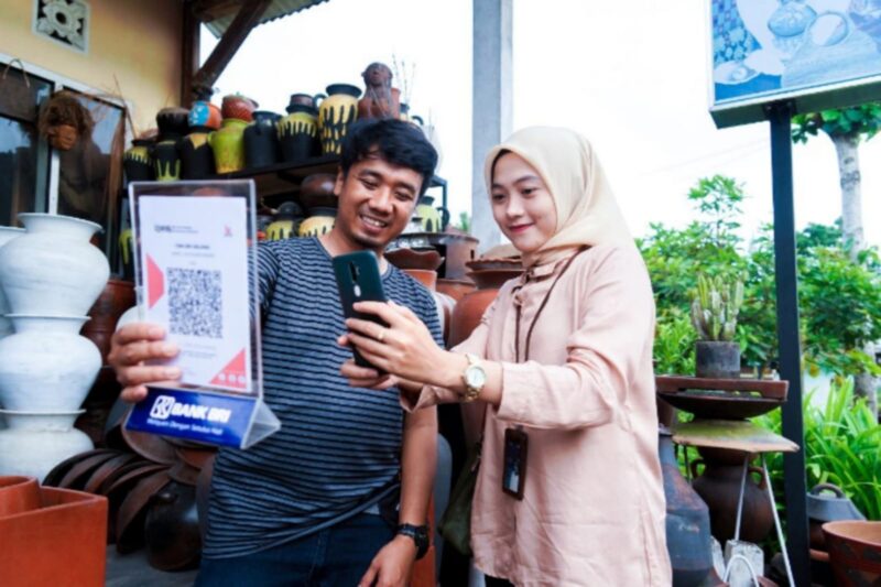 Layanan QRIS di super apps BRImo. (Dok. BRI)