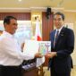 Menteri Pertanian Indonesia (Mentan), Andi Amran Sulaiman bertemu dengan Menteri Pertanian, Kehutanan, dan Perikanan Jepang, Eto Taku. (Dok. Kementerian Pertanian)