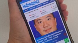 Indonesia Media Circle (IMC) meluncurkan portal berita ekenomi berbahasa Inggris, Indonomics.com. (Dok. Sapulangit.com/Banny Rachman)