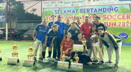 Foto : PROPAMI CUP VI 2025 di TriboOn Mini Soccer, Jeruk Purut, Jakarta Selatan (19/7/25). (Doc.Ist)